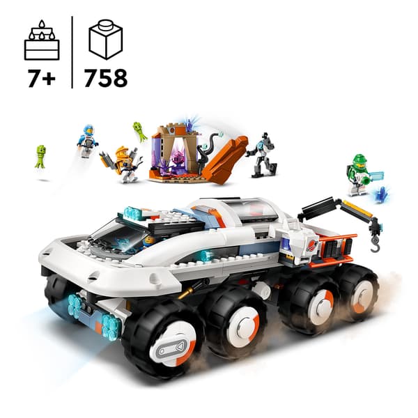 LEGO CITY 60432 Command Vehicle with Loading Crane – Large Rover