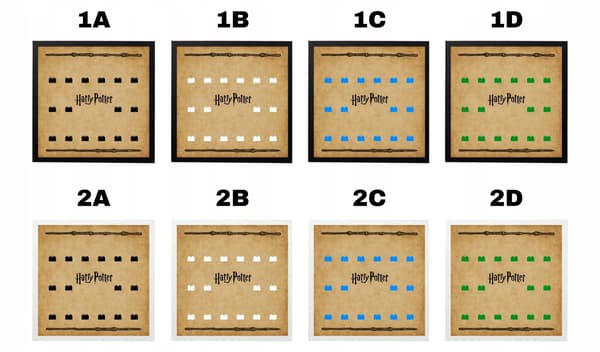 Personalised LEGO Minifigure Display Frame 71028 Harry Potter 2