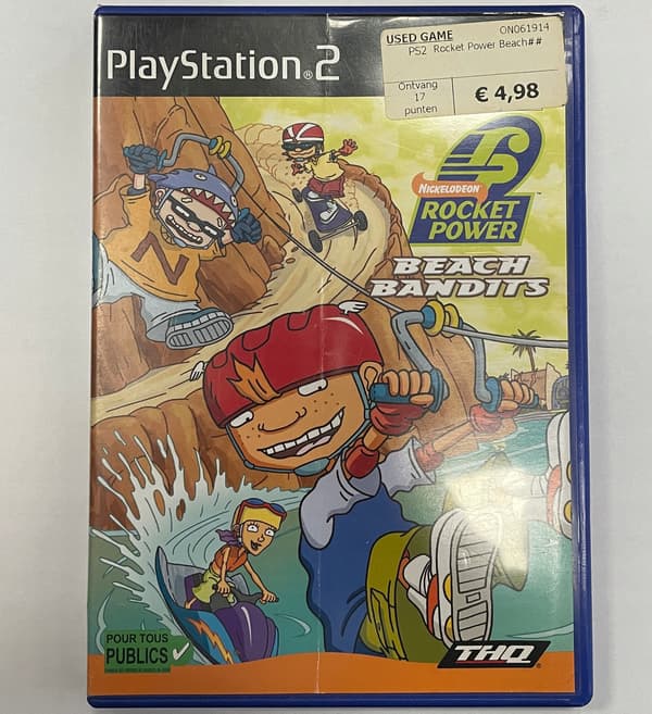 The ROCKET POWER BEACH BANDITS game on PS2!