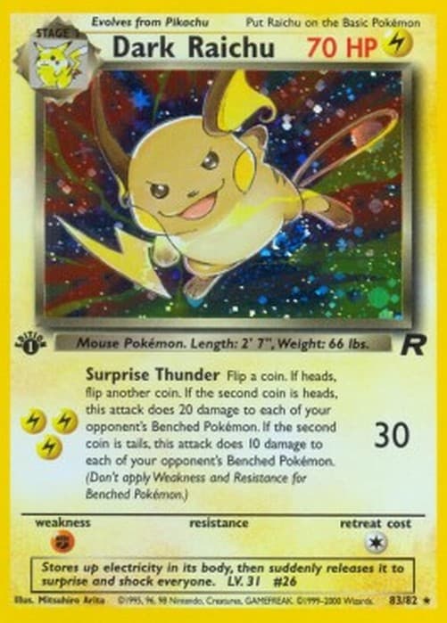 Pokemon Dark Raichu