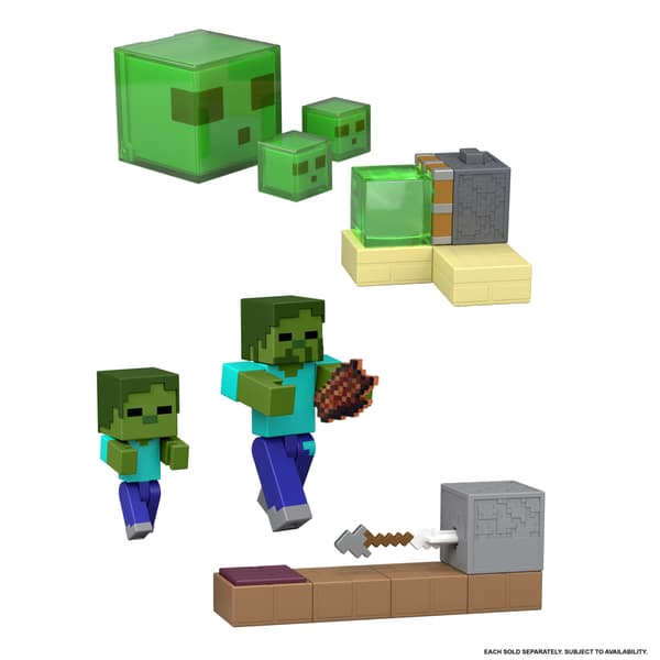 Minecraft Set with a trap and a figure