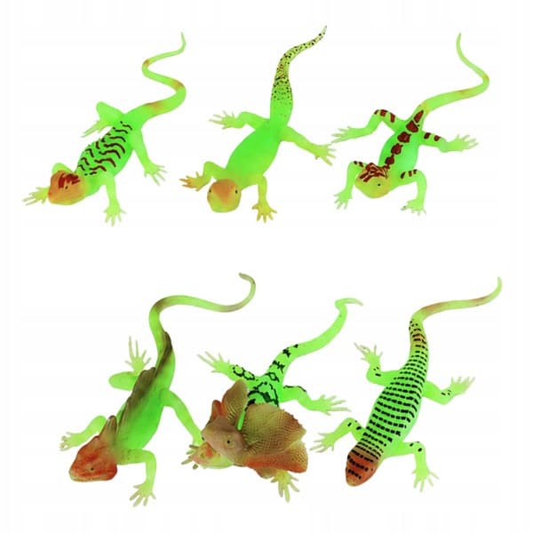 GLOW-IN-THE-DARK LIZARD FIGURINE
