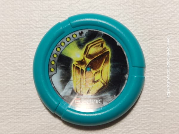 LEGO 32171pb024 Slizer Disk City 7 Pips Dark Turquoise