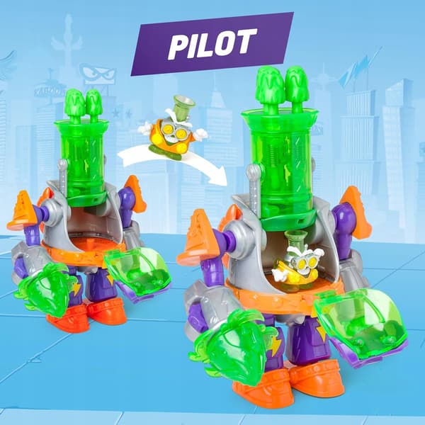 ROBOT WITH ACCESSORIES, 1 EXCLUSIVE FIGURINE AND 3 PROJECTILES