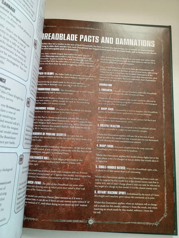 Codex Chaos Knights No. 8 – 8th Edition