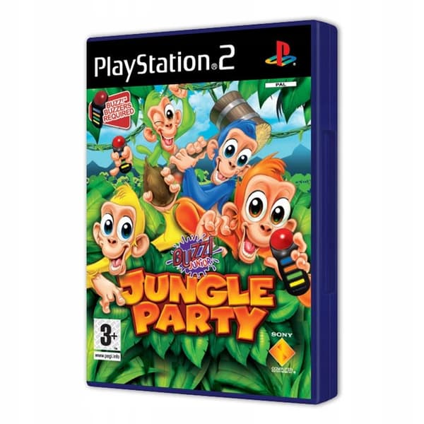 BUZZ! JUNIOR JUNGLE PARTY PlayStation 2 (PS2) boxed
