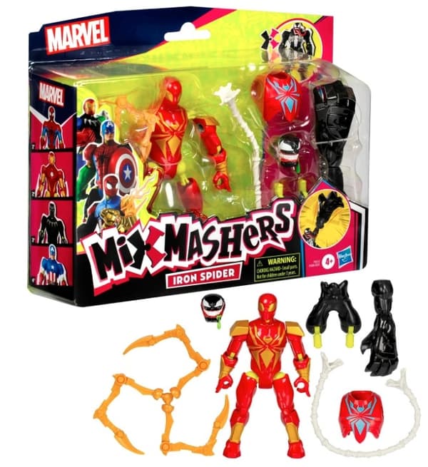 MARVEL MIXMASHERS IRON SPIDER DELUXE MIX-AND-MATCH FIGURE