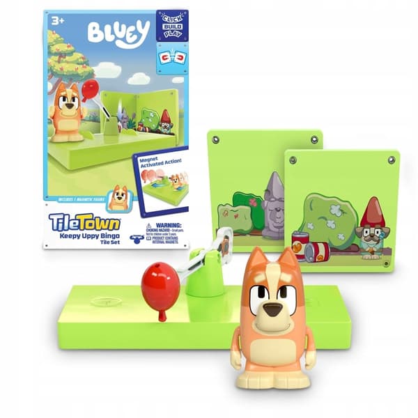 Bluey Tile Town Magnetic Set – Keepy Uppy Bingo