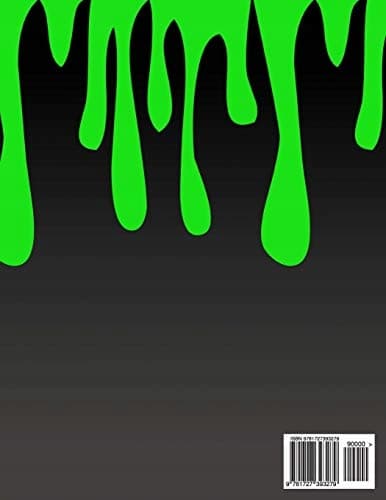 Slime Spell: Large Composition Notebook with Wide-Ruled Paper for Kindergarten