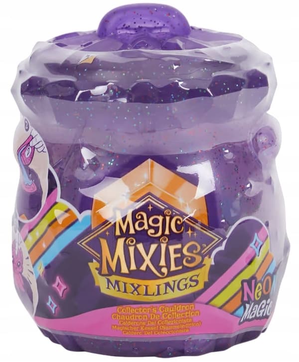 NEON MAGIC MIXIES MAGIC CAULDRON SURPRISE FIGURINE WAND