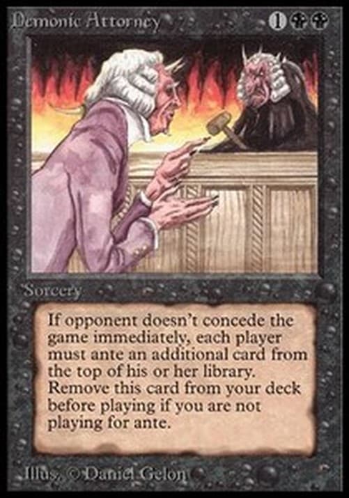 Magic: The Gathering Demonic Attorney