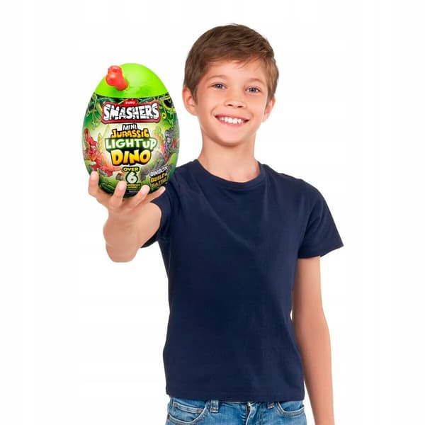 ZURU Smashers Mini Jurassic Light-Up Dino Egg Set – DINOSAUR EGG