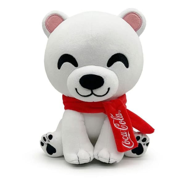 COCA-COLA PLUSH FIGURE: COCA-COLA POLAR BEAR, 22 CM