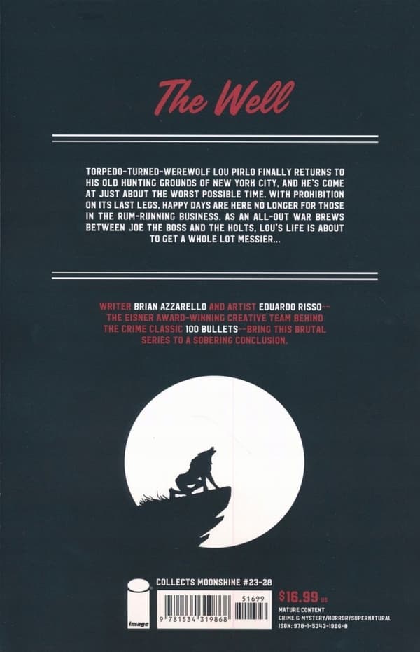 Moonshine, Volume 5: The Well by Brian Azzarello