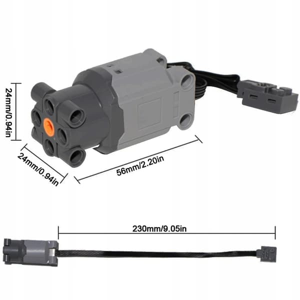 Power Functions Technic 2xL + remote control and receiver 8881 8883 Function