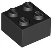 LEGO 2x2 Black Brick 4103587 3003 – 100 pieces