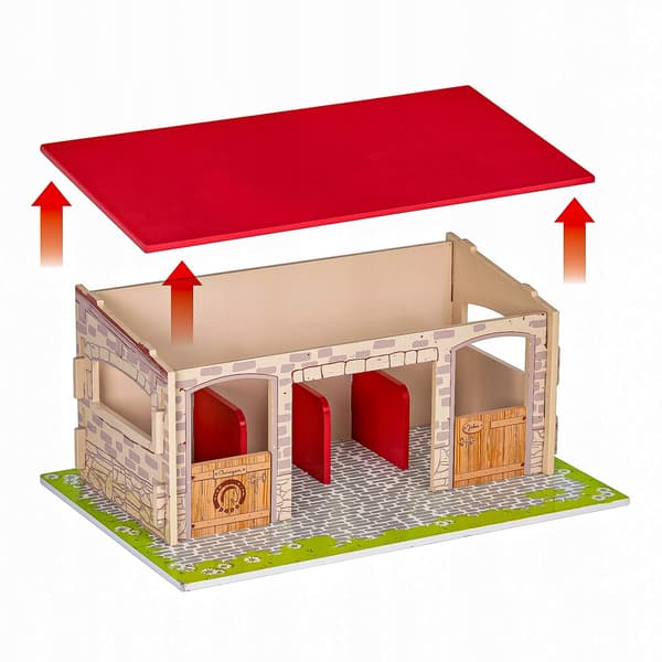 PAPO HORSE BOX FIGURINE