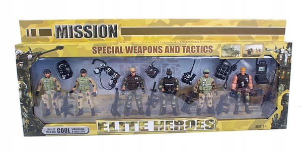 SOLDIER FIGURINES – MILITARY BASE – ARMY – COMMANDOS