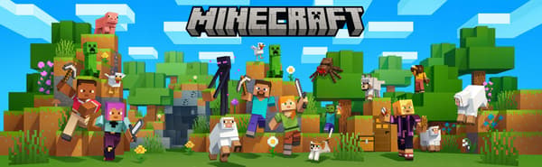MINECRAFT TREASURE X CAVES & CLIFFS COLLECTIBLE FIGURES SET