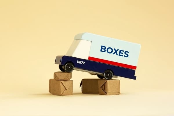 MAIL VAN wooden car, CANDYLAB 3+