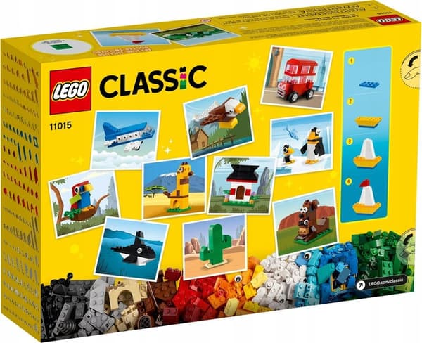 LEGO CLASSIC Animals, Plants, Objects and a Map – Around the World – 11015