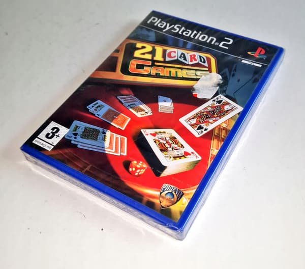 21 CARD GAMES PS2 game – NEW – SEALED –
