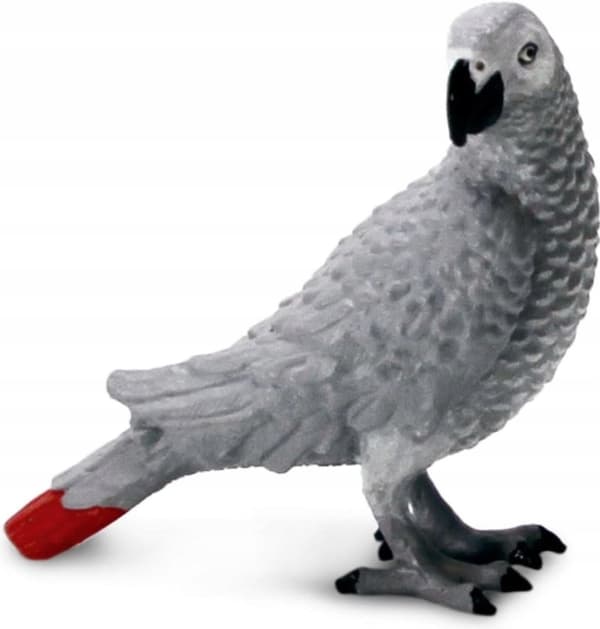 Safari Ltd – Greater Grey Parrot figurine 100201
