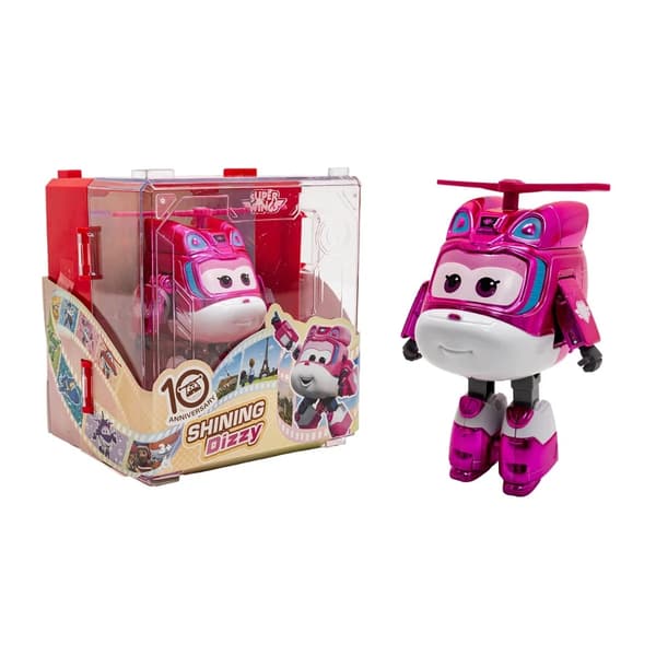 Super Wings Dizzy Transformable Figure, Plane and Robot, 13 cm