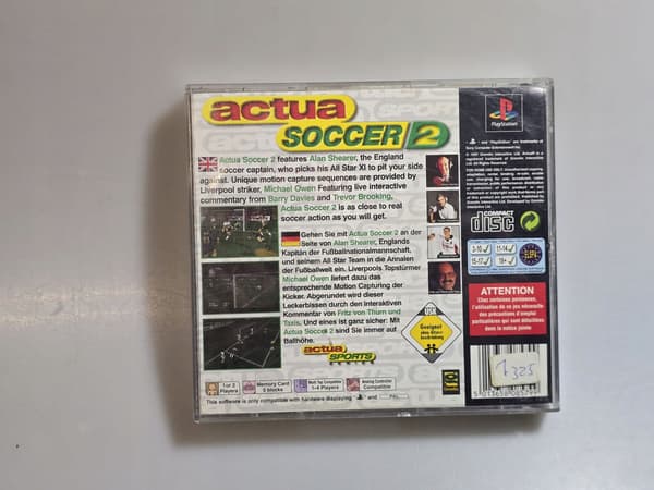 ACTUA SOCCER 2 PS1