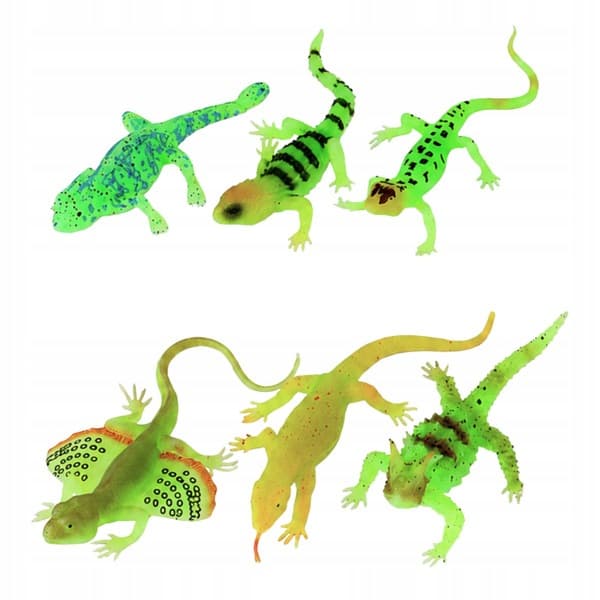 GLOW-IN-THE-DARK LIZARD FIGURINE
