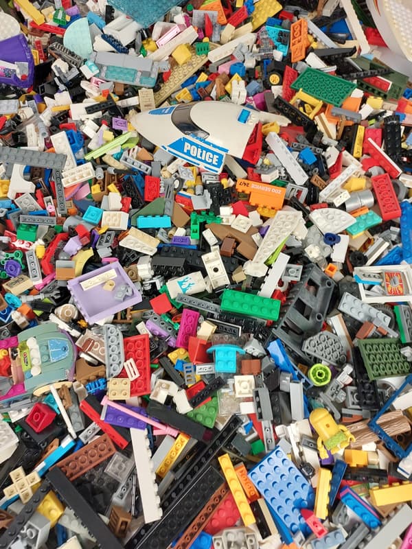 LEGO MIX BRICKS 1 kg – UNSORTED, SECOND GRADE, RANDOM MIX II