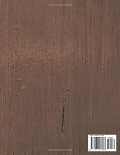 Notebook: 8.5 x 11 in (21.59 x 27.94 cm)