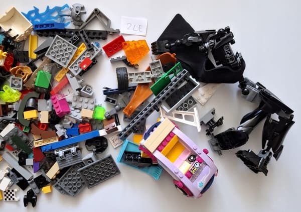 Lego bricks – mixed set, 0.5 kg, sold by weight