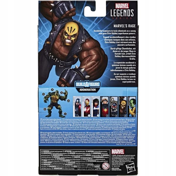 MARVEL LEGENDS ARTICULATED FIGURINE: MARVEL'S RAGE 17cm