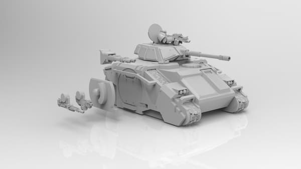 Warhammer 40,000 Genewarrior MBT SLA 32 mm