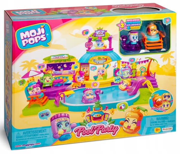 Magicbox Moji Pops Pool Party Figure Set 3+