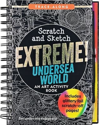 Scratch & Sketch Extreme Undersea World (Trace Along): An Art Activity