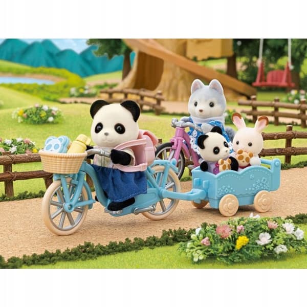 Sylvanian Families Panda Bicycle and Roller Skates Set