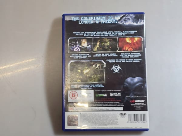 AREA 51 PS2 GAME