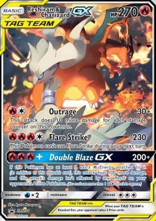Pokemon Reshiram & Charizard GX