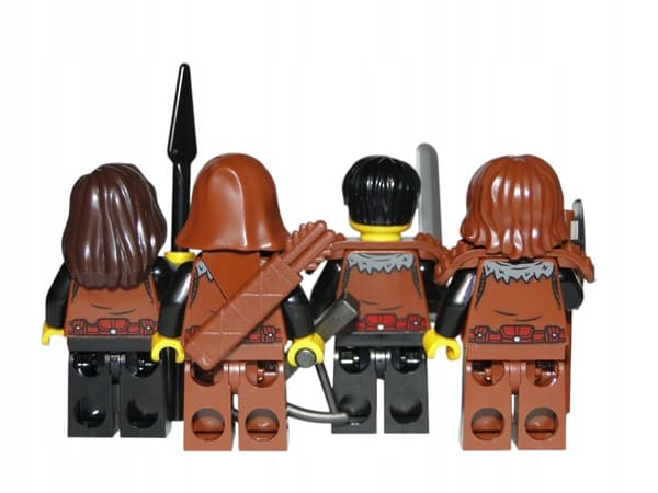 LEGO Castle – WOLFPACK Knight Figures – Wolf Knight, figure – 4-pack