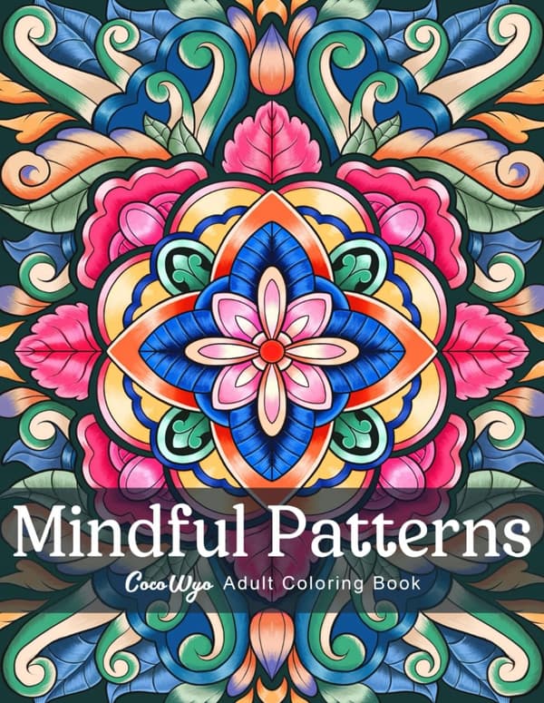 Wyo, Coco Mindful Patterns: An Adult Colouring Book with Easy and Relaxing Designs