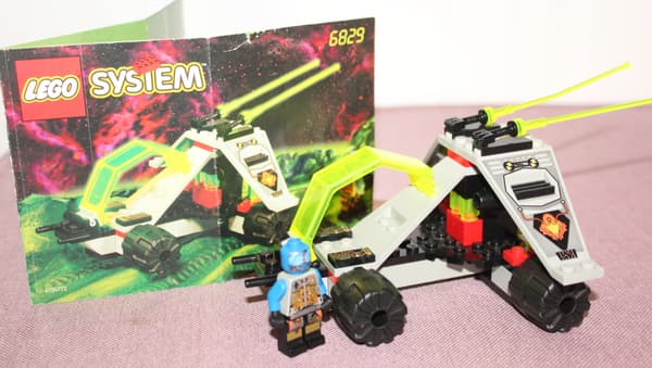 LEGO SPACE UFO 6829-2 INSTRUCTIONS Radon Rover UNIQUE SET