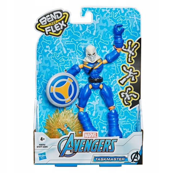 HASBRO BEND AND FLEX TASKMASTER FIGURE F0970