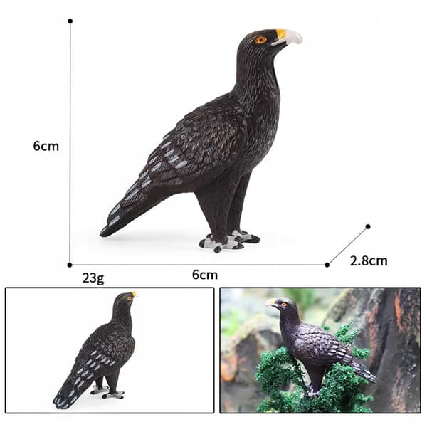 Animal eagle model; Preschool educational eagle figurine; Action figure