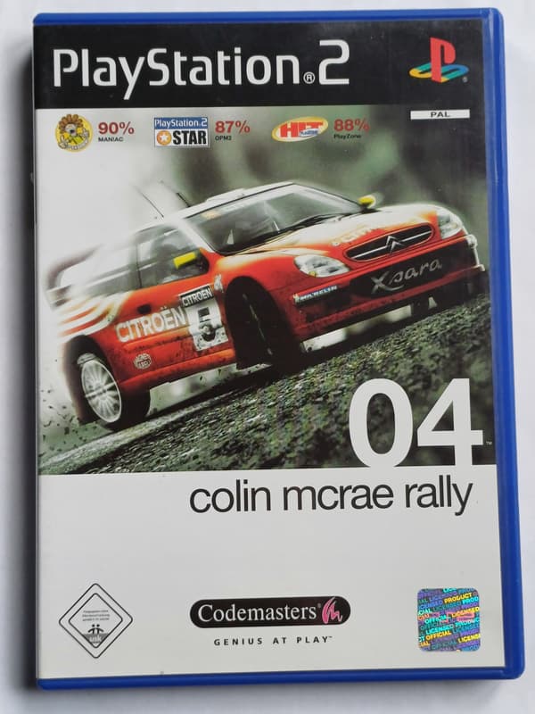 Colin McRae Rally 04, PS2, in good condition