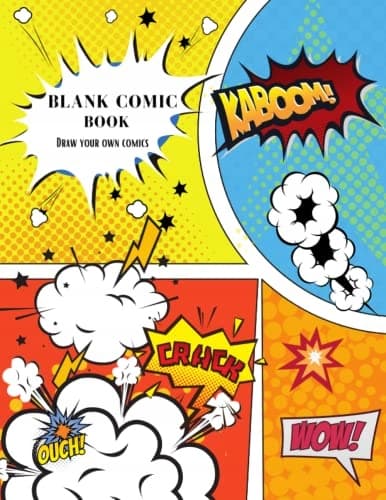 Blank Comic Book: Draw Your Own Comics: A Variety of Panel Layouts