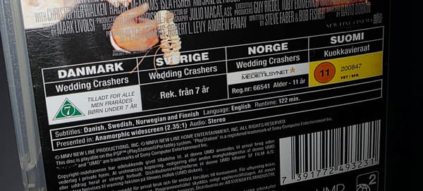 WEDDING CRASHERS PSP UMD VIDEO – DISK IN GOOD CONDITION -5