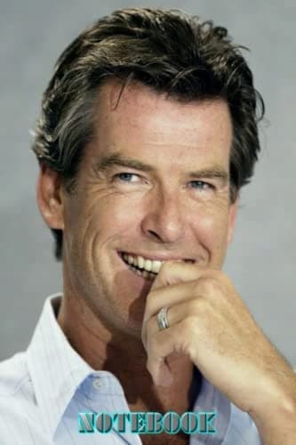 NOTEBOOK: Pierce Brosnan Weekly Planner Notebook Diary For Fans