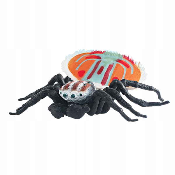 Simulation, Jumping Action, Animal Crafts, PVC Desktop Play Set, Orange